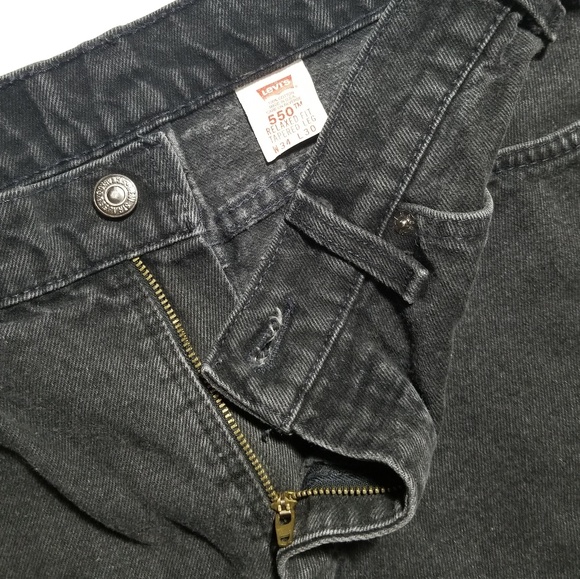 Vtg Levi's 550 High Waisted Orange Tab Mom Jeans - Picture 5 of 8